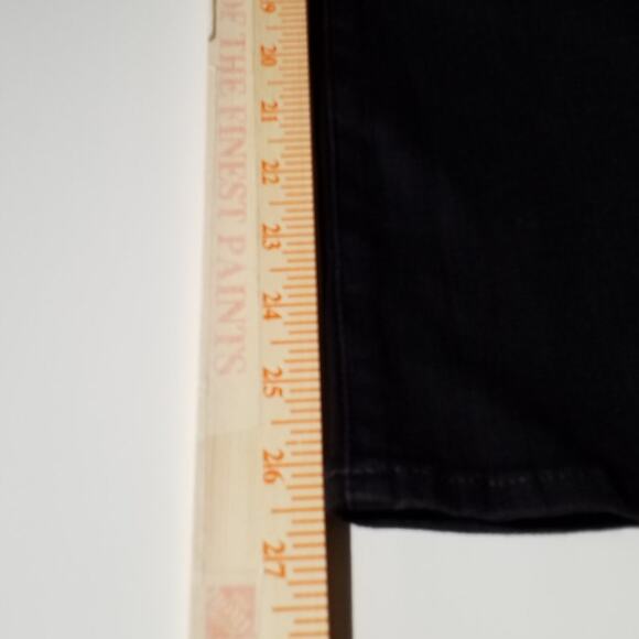 Madewell Kick Out Crop Jeans Black Denim Sz 24 NWT - Picture 5 of 11